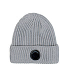 C.P. Company Extrafine Merino Wool Lens Beanie Moon Melange Beanies RFCMAC739A-005509A M92 | Overkill