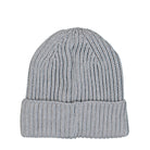 C.P. Company Extrafine Merino Wool Lens Beanie Moon Melange Beanies RFCMAC739A-005509A M92 Close-up | Overkill