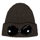 C.P. Company Extrafine Merino Wool Goggle Beanie Walnut Beanies 19CMAC742A-005509A 359 | Overkill