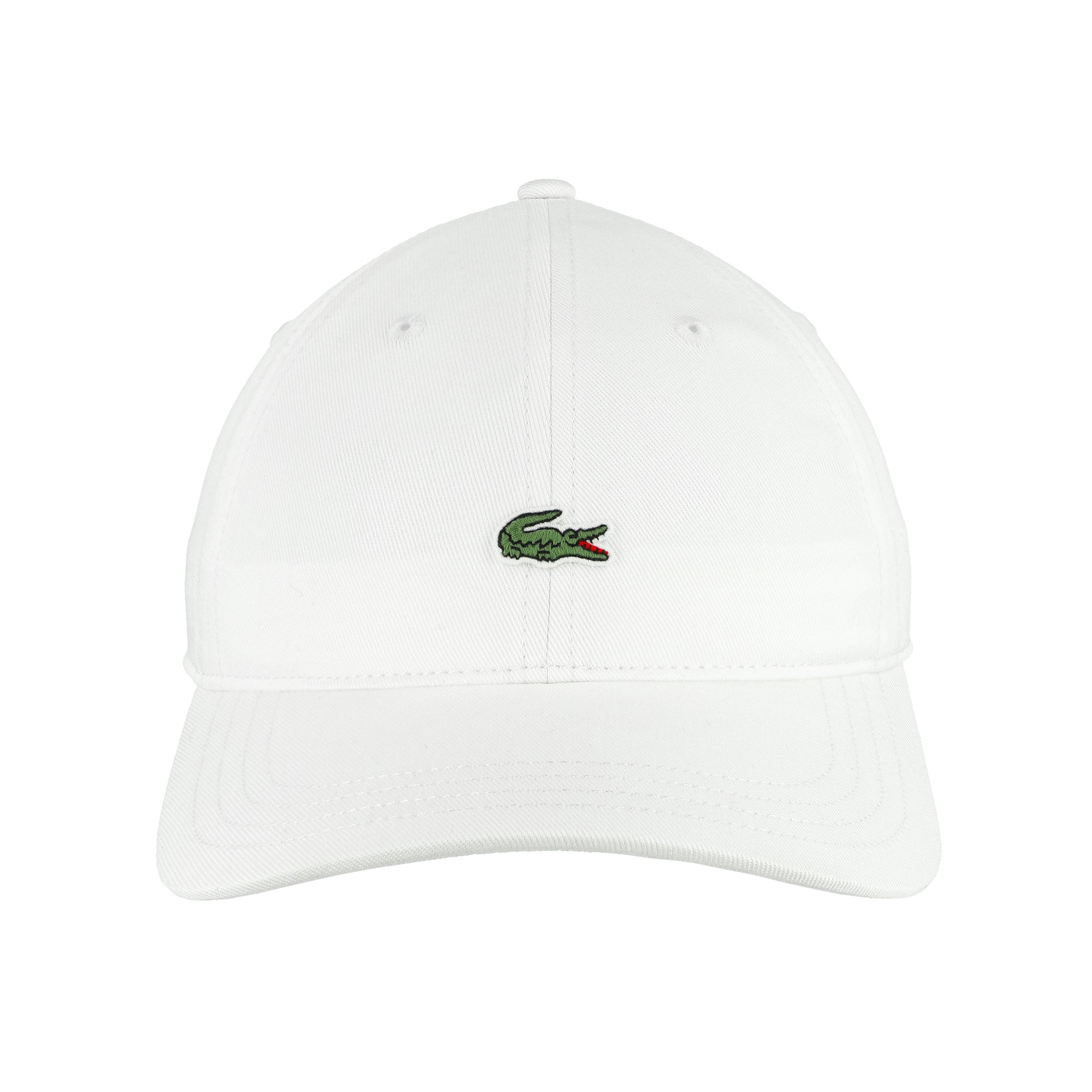 Lacoste Cotton Twill Cap White Caps RK0491-00 001 Detail View 1 | Overkill