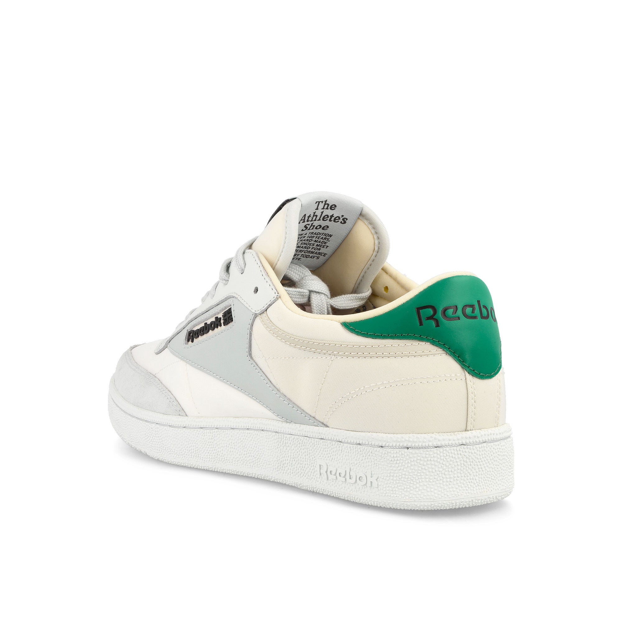 Reebok Club C Tofu Green Low Top Sneakers  Material | Overkill