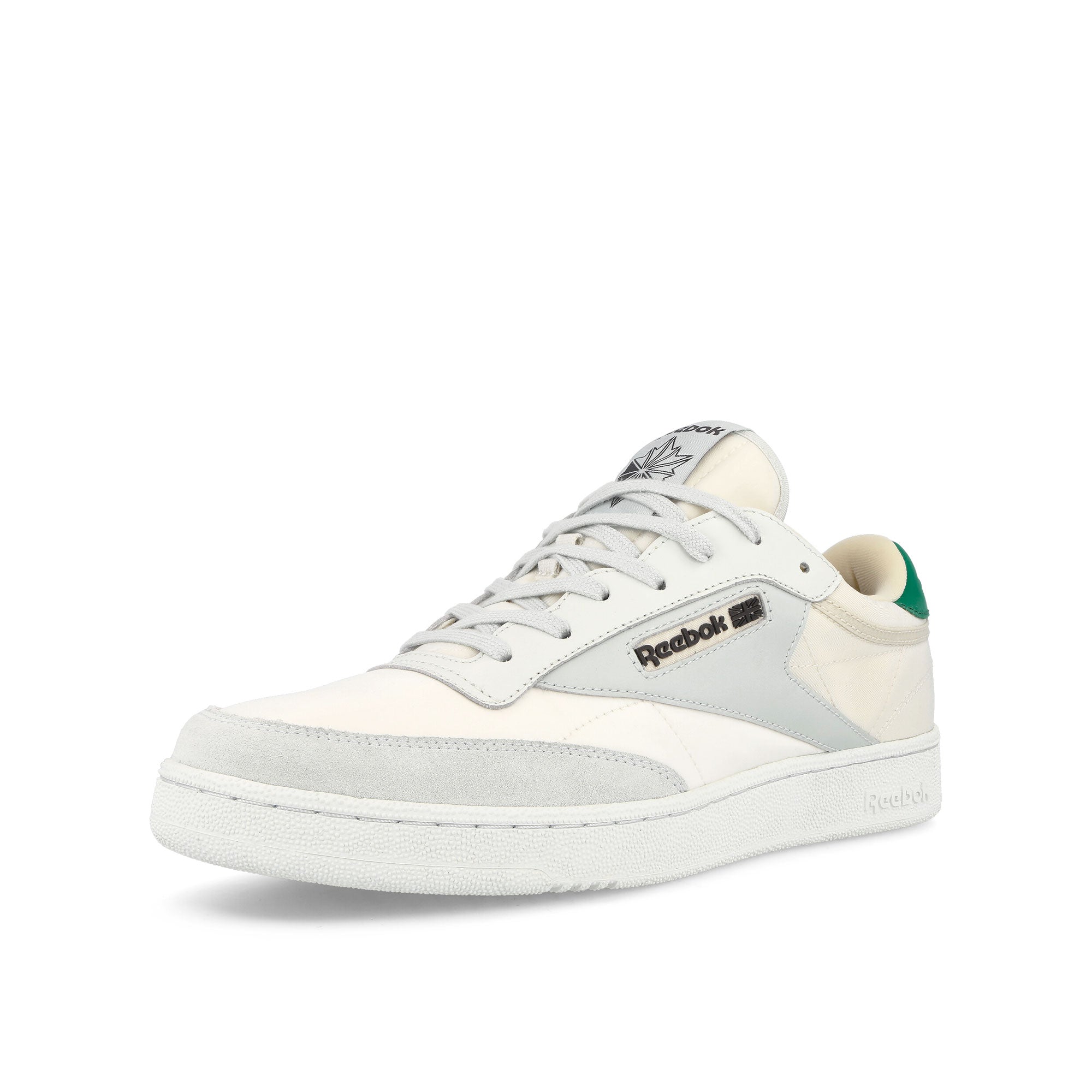 Reebok Club C Tofu Green Low Top Sneakers  Close Up | Overkill