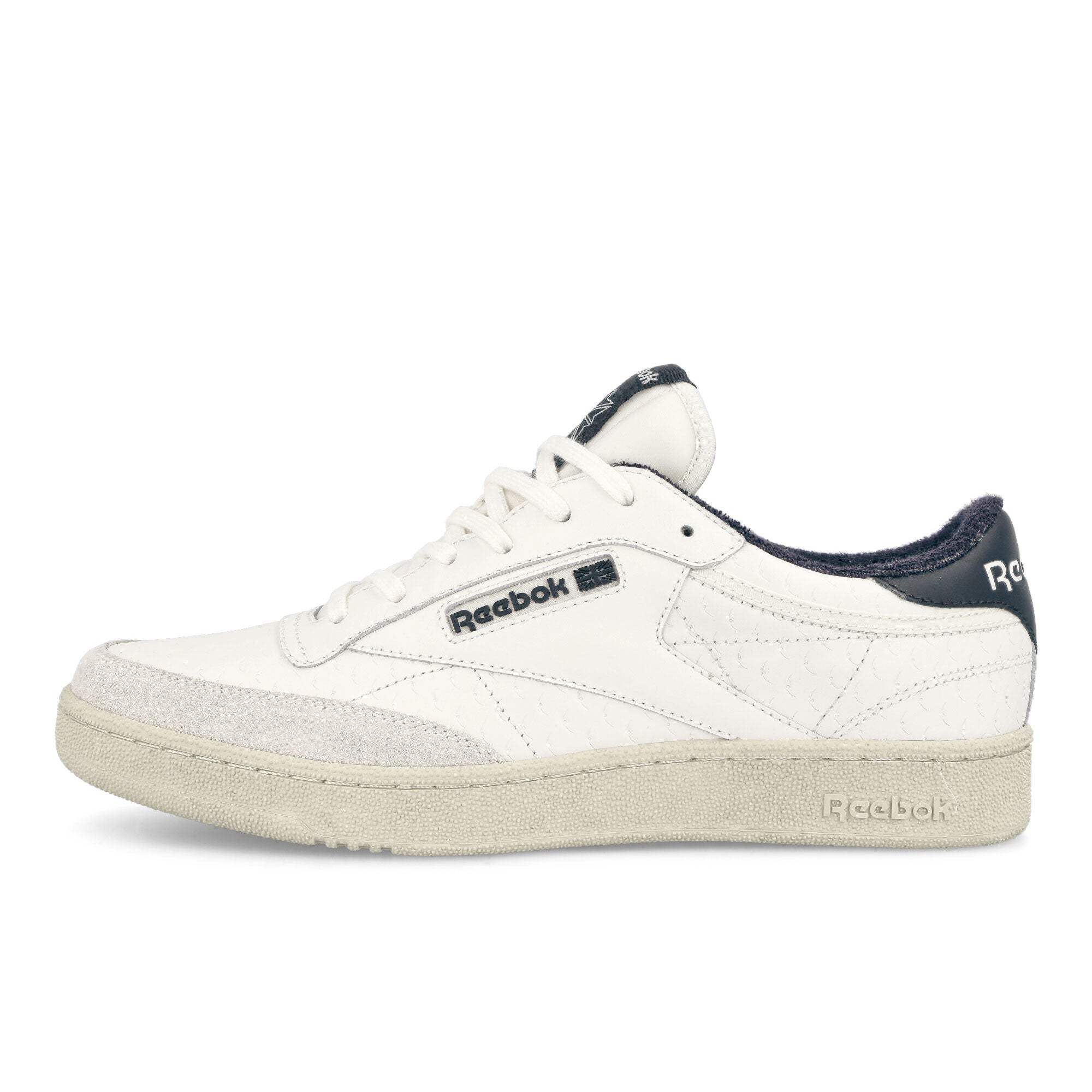 Reebok Club C White Black Low Top Sneakers RMIA011C99LEA0030110 | Overkill