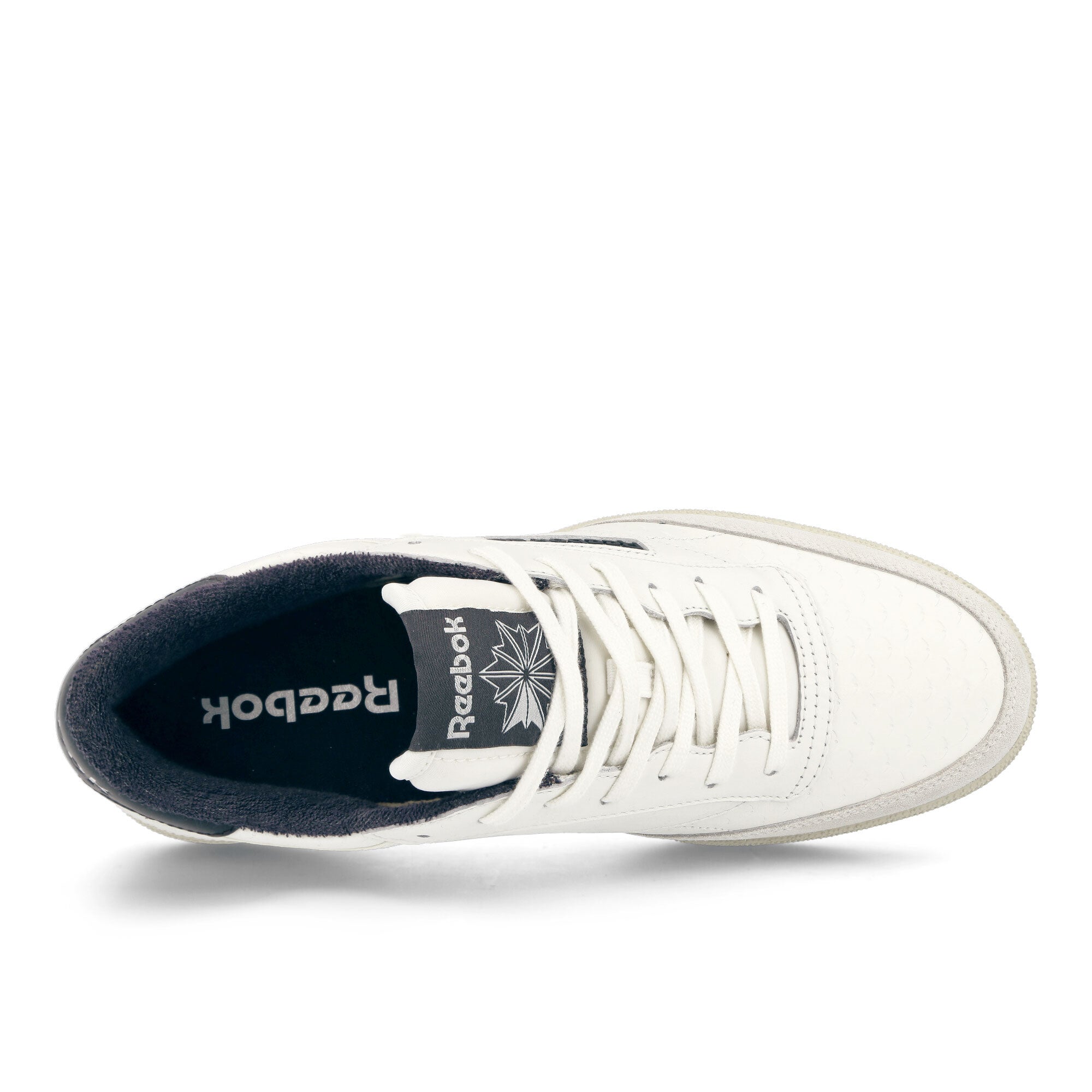 Reebok Club C White Black Low Top Sneakers  Detailfoto | Overkill