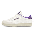 Reebok Club C White Purple Low Top Sneakers RMIA011C99LEA0030137 | Overkill