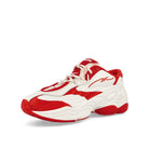 Reebok DMX Run 6 Modern White / Red Low Top Sneakers  Close Up | Overkill