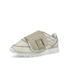 Reebok Classic Leather White / Beige Low Top Sneakers  Close Up | Overkill