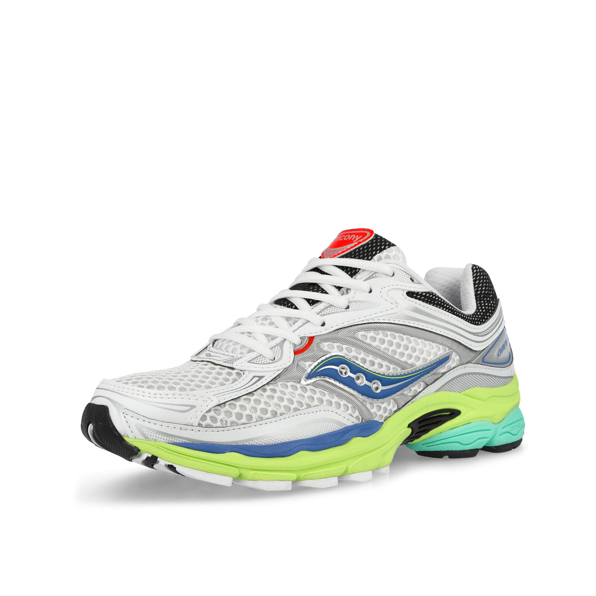 Saucony ProGrid Omni 9 White / Tart Sneaker S101245-1013 Close-up | Overkill
