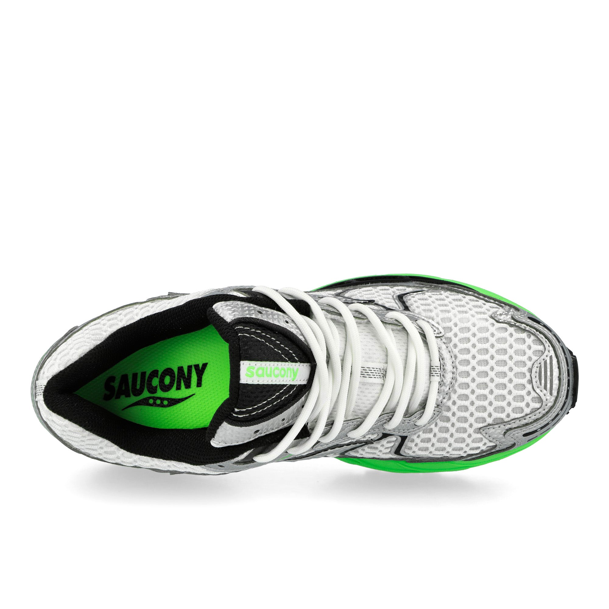 Saucony ProGrid Ride 1 White / Slime Sneaker S101807-1003 Detailfoto | Overkill
