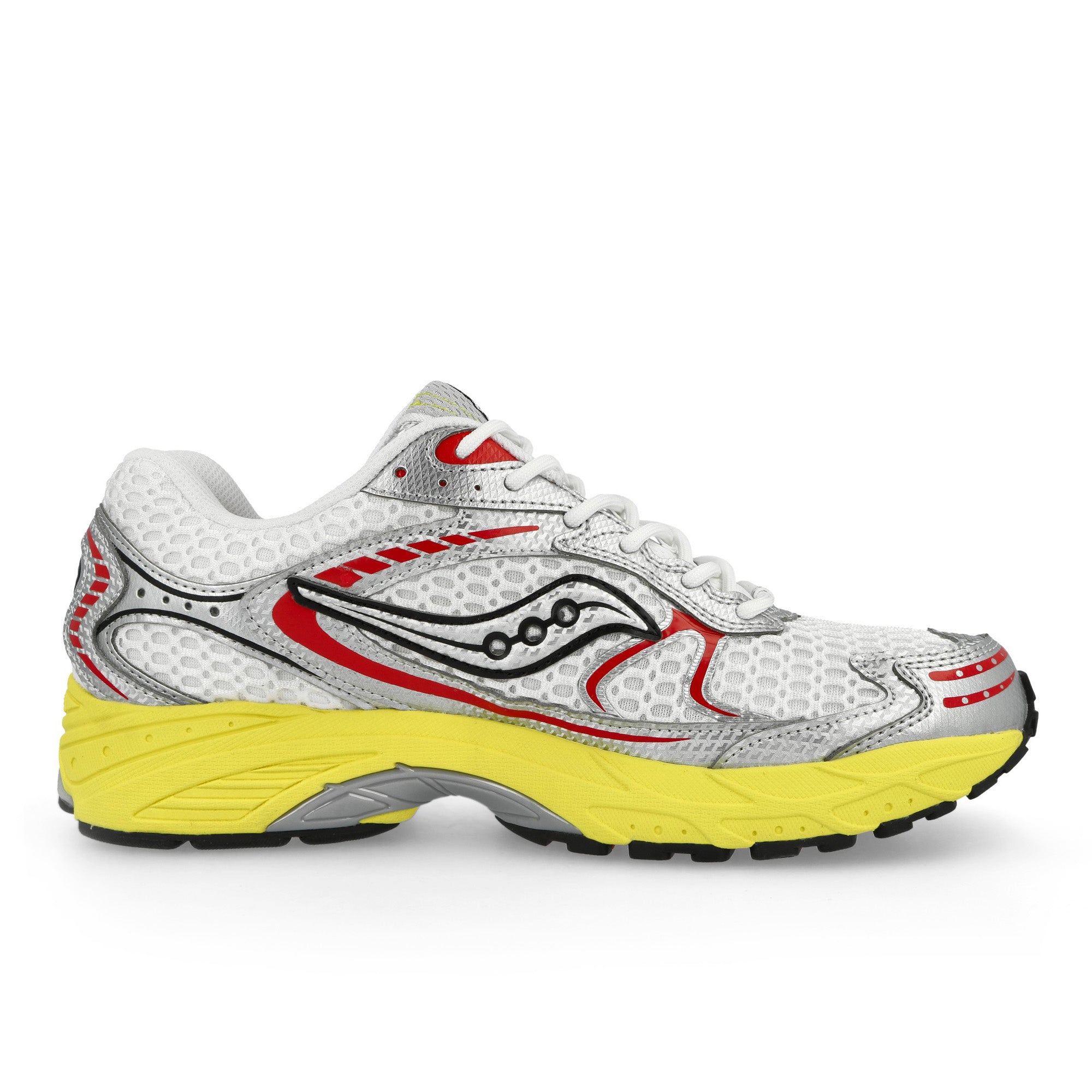 Saucony ProGrid Ride 1 White / Buttercup Sneaker S101807-1010 Silhouette | Overkill
