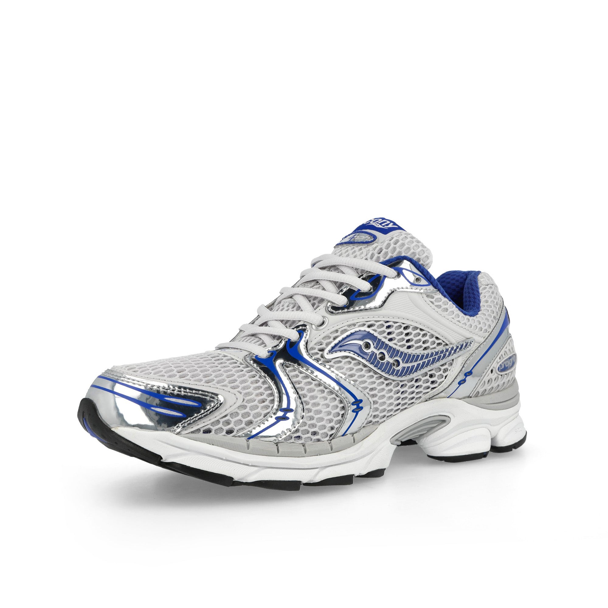 Saucony ProGrid Triumph 4 Mist / Lapis Sneaker S70704-30 Close-up | Overkill
