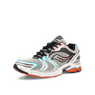 Saucony Progrid Triumph 4 White-Silver Low Top Sneakers  Close Up | Overkill