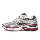 Saucony Progrid Omni 9 Silver / Red Low Top Sneakers S70739-1 | Overkill