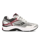 Saucony Progrid Omni 9 Silver / Red Low Top Sneakers  Silhouette | Overkill