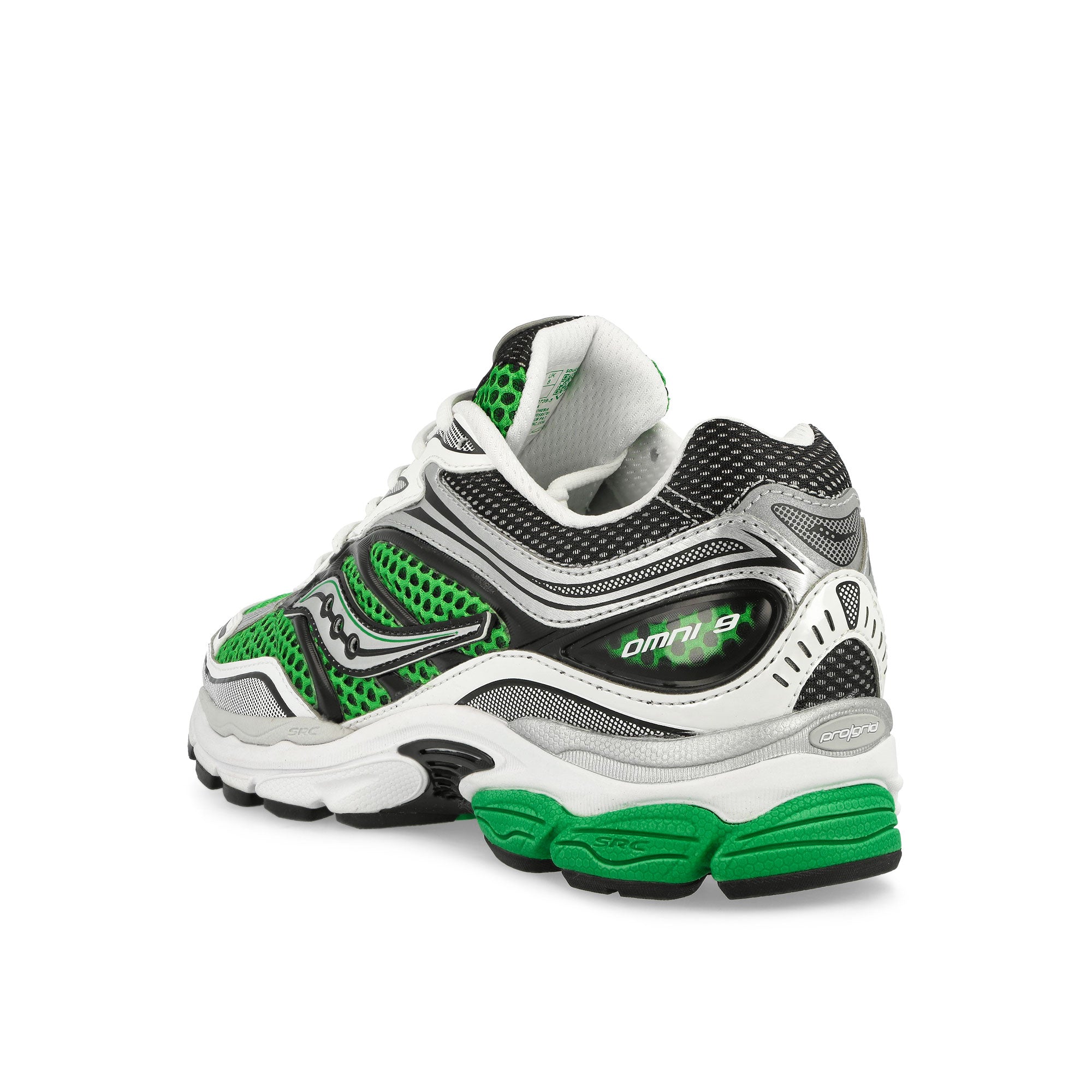 Saucony Progrid Omni 9 Green / Silver Low Top Sneakers  Material | Overkill