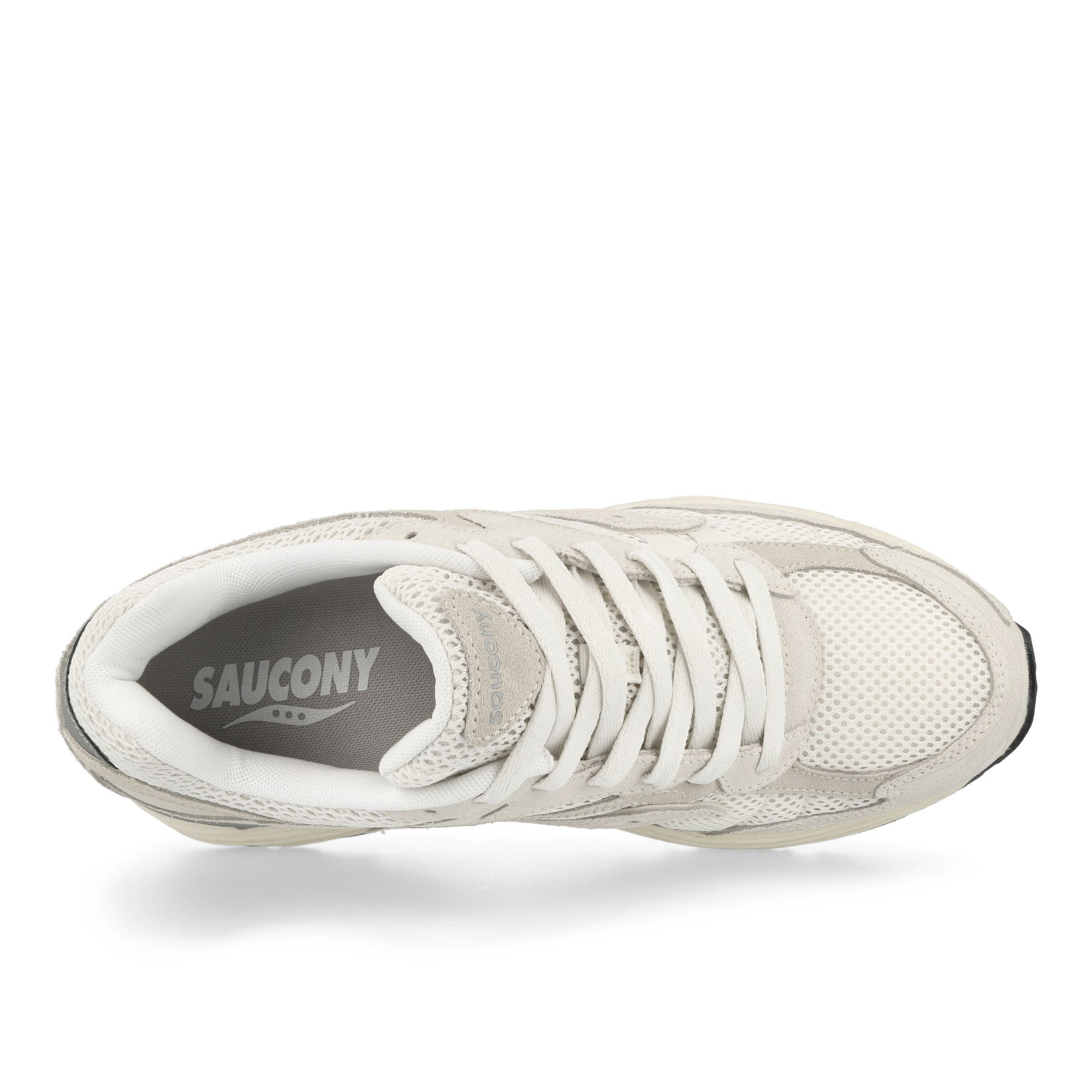 Saucony Progrid Omni 9 White Low Top Sneakers  Detailfoto | Overkill