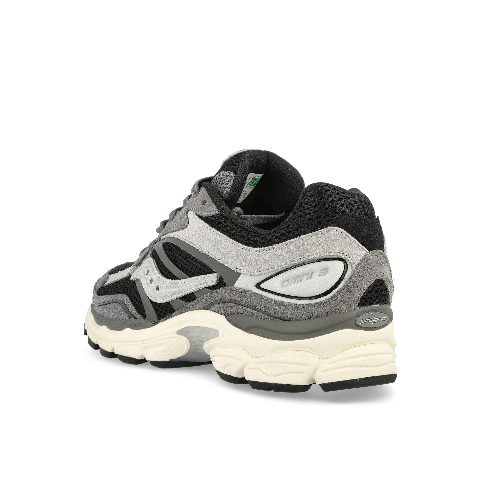 Saucony Progrid Omni 9 Grey / Black Low Top Sneakers  Material | Overkill