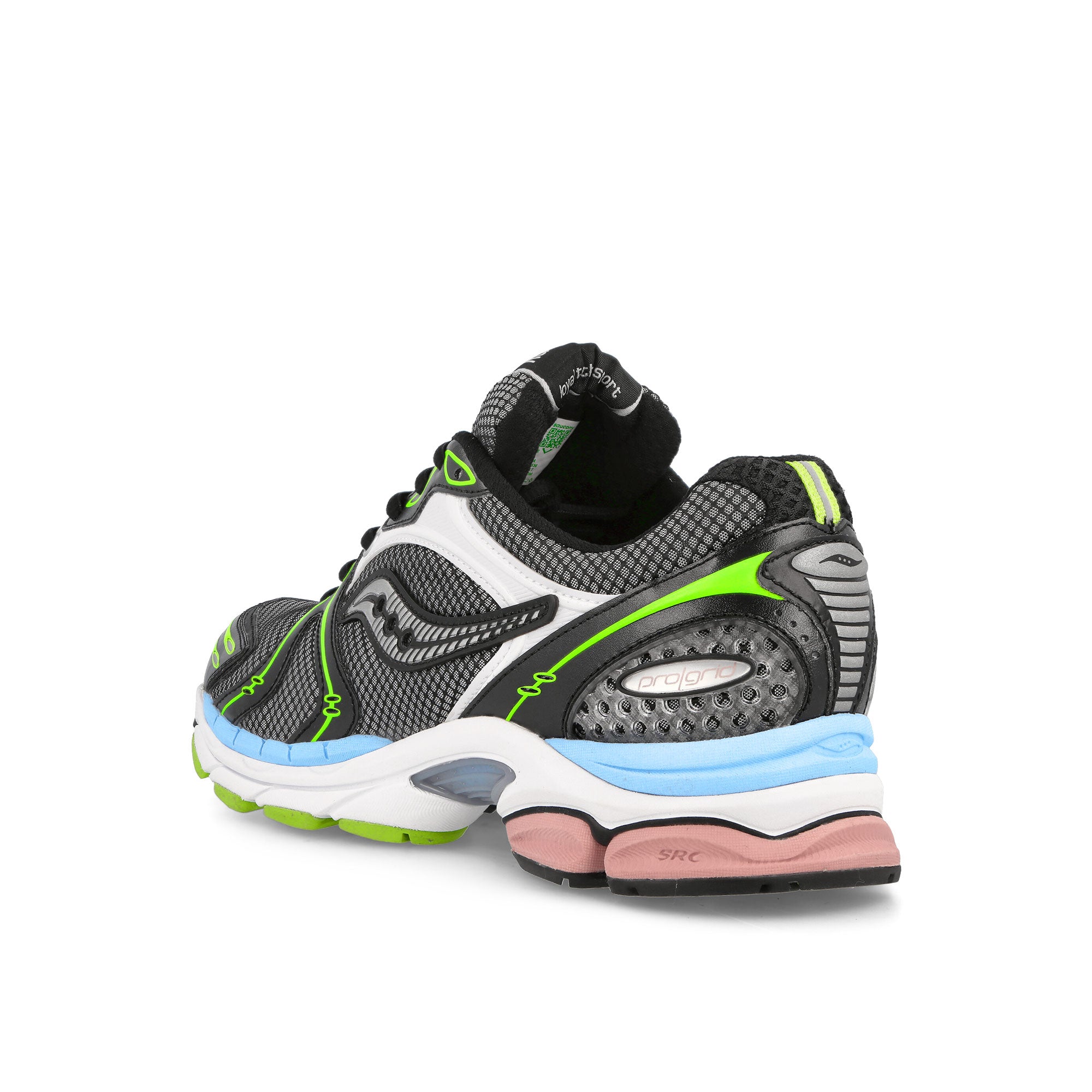 Saucony Progrid Triumph 4 Black / White / Pink Low Top Sneakers  Material | Overkill