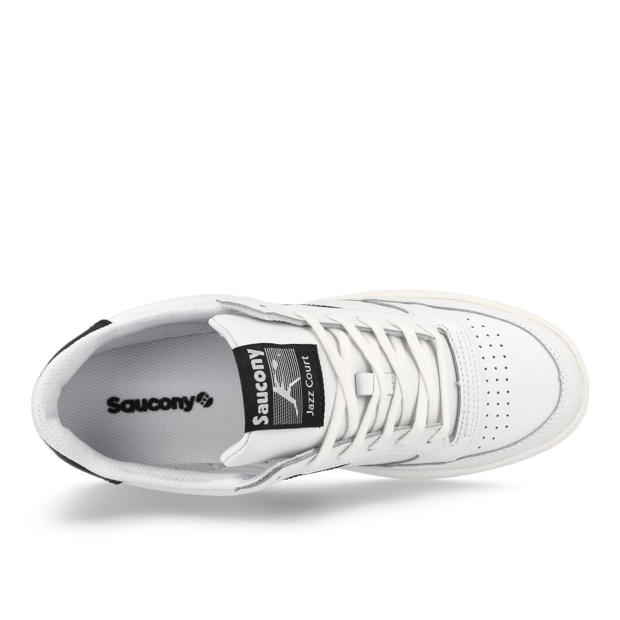 Saucony Jazz Court White-Black Low Top Sneakers  Detailfoto | Overkill