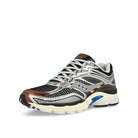 Saucony Progrid Omni 9 Silver / Brown Low Top Sneakers  Close Up | Overkill