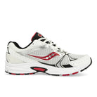 Saucony Ride Millennium White / Silver Red Low Top Sneakers  Silhouette | Overkill