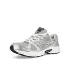Saucony Ride Millennium Silver Low Top Sneakers  Close Up | Overkill