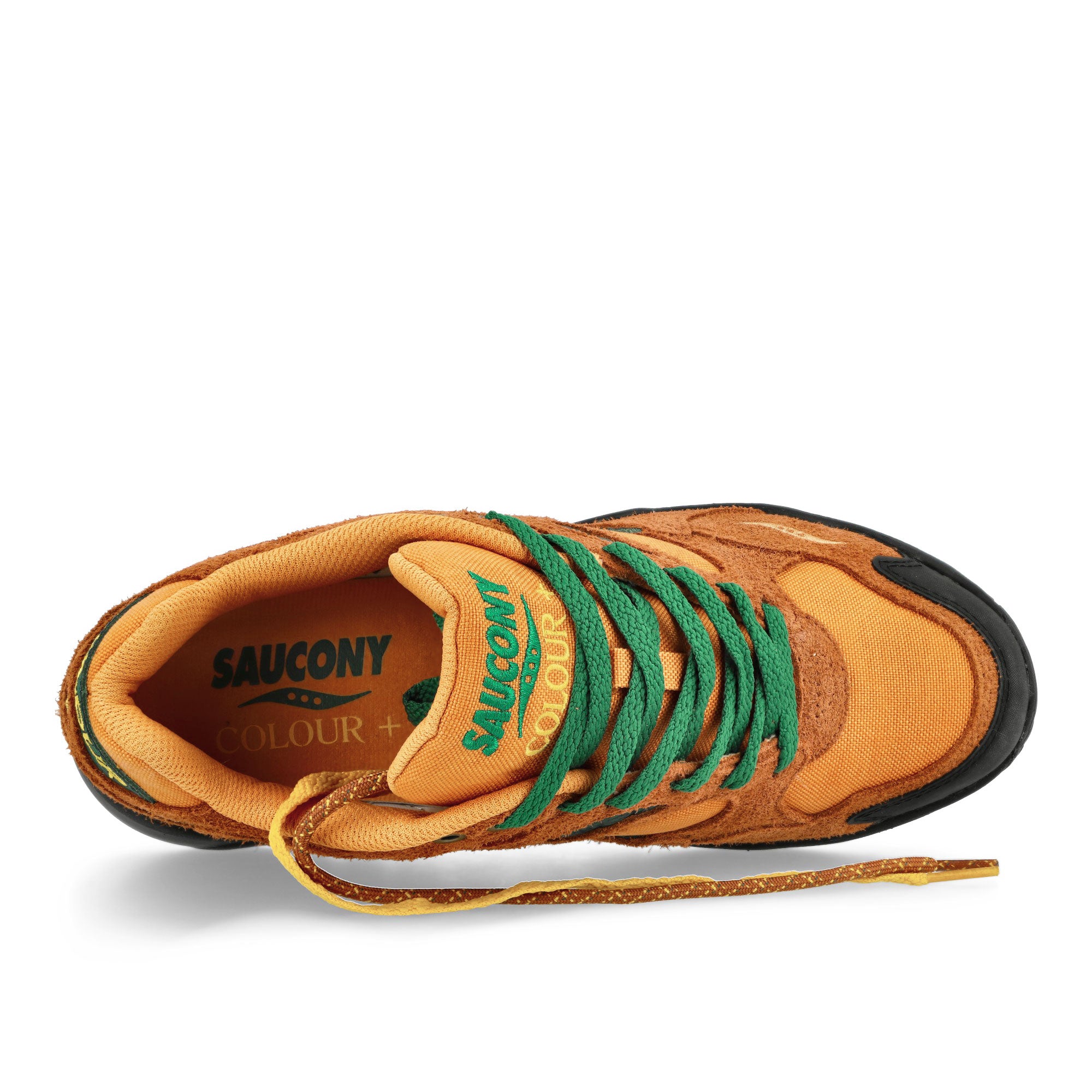 Saucony Colour Plus Companie x Saucony Grid Shadow 2 Forest Wander Marron Low Top Sneakers  Detailfoto | Overkill