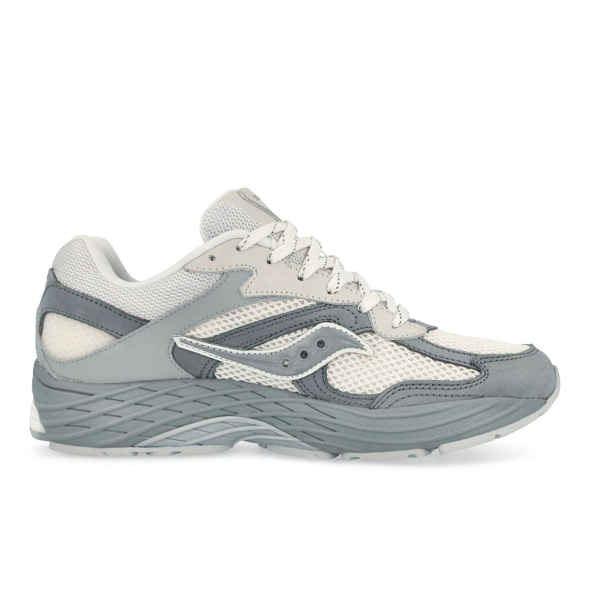Saucony Progrid Omni 9 Gray Low Top Sneakers  Silhouette | Overkill
