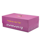 Saucony Progrid Omni 9 Pink / Purple Low Top Sneakers  Detail View 3 | Overkill
