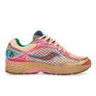 Saucony Progrid Omni 9 Tan / Pink Low Top Sneakers  Silhouette | Overkill