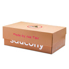 Saucony Progrid Omni 9 Tan / Pink Low Top Sneakers  Detail View 3 | Overkill
