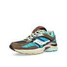 Saucony Progrid Omni 9 Blue / Brown Low Top Sneakers  Close Up | Overkill