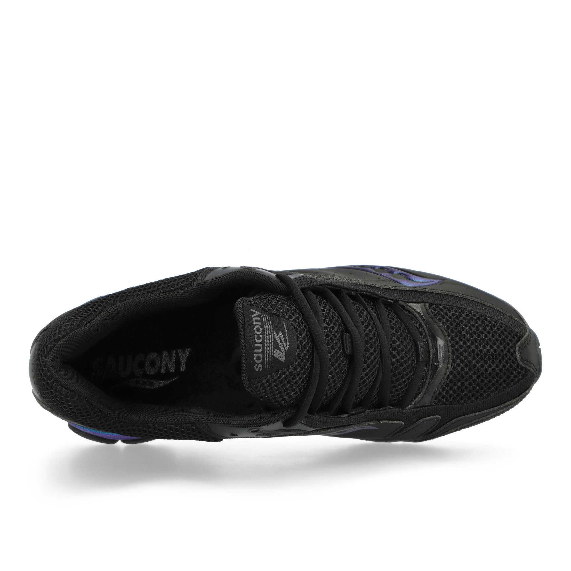 Saucony Progrid V2 Black / Night Sky T-Shirts Low Top Sneakers Detailfoto | Overkill
