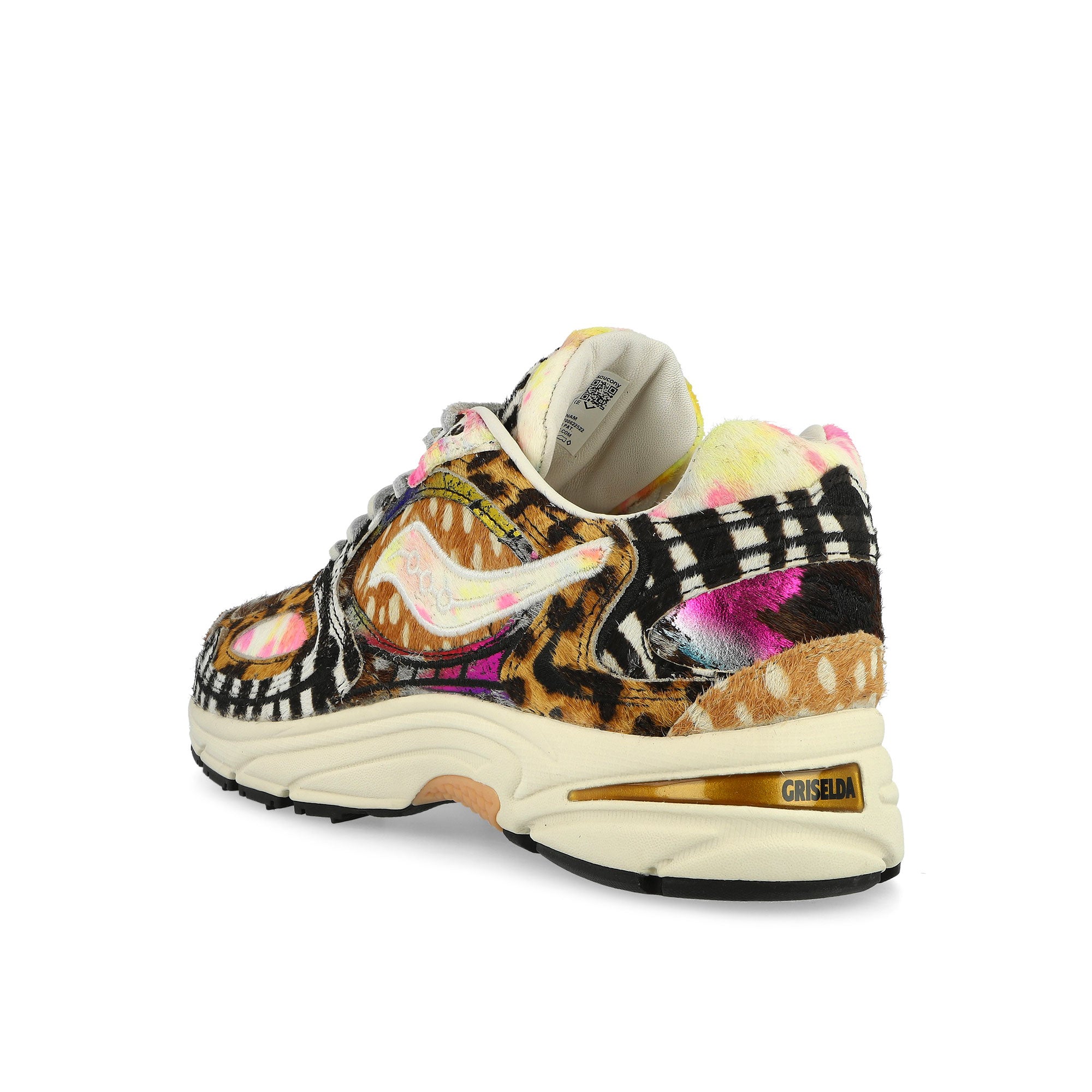 Westside Gunn x Saucony Grid Jazz 9 Multicolor / Ivory Sneaker S71047-5 Material | Overkill

