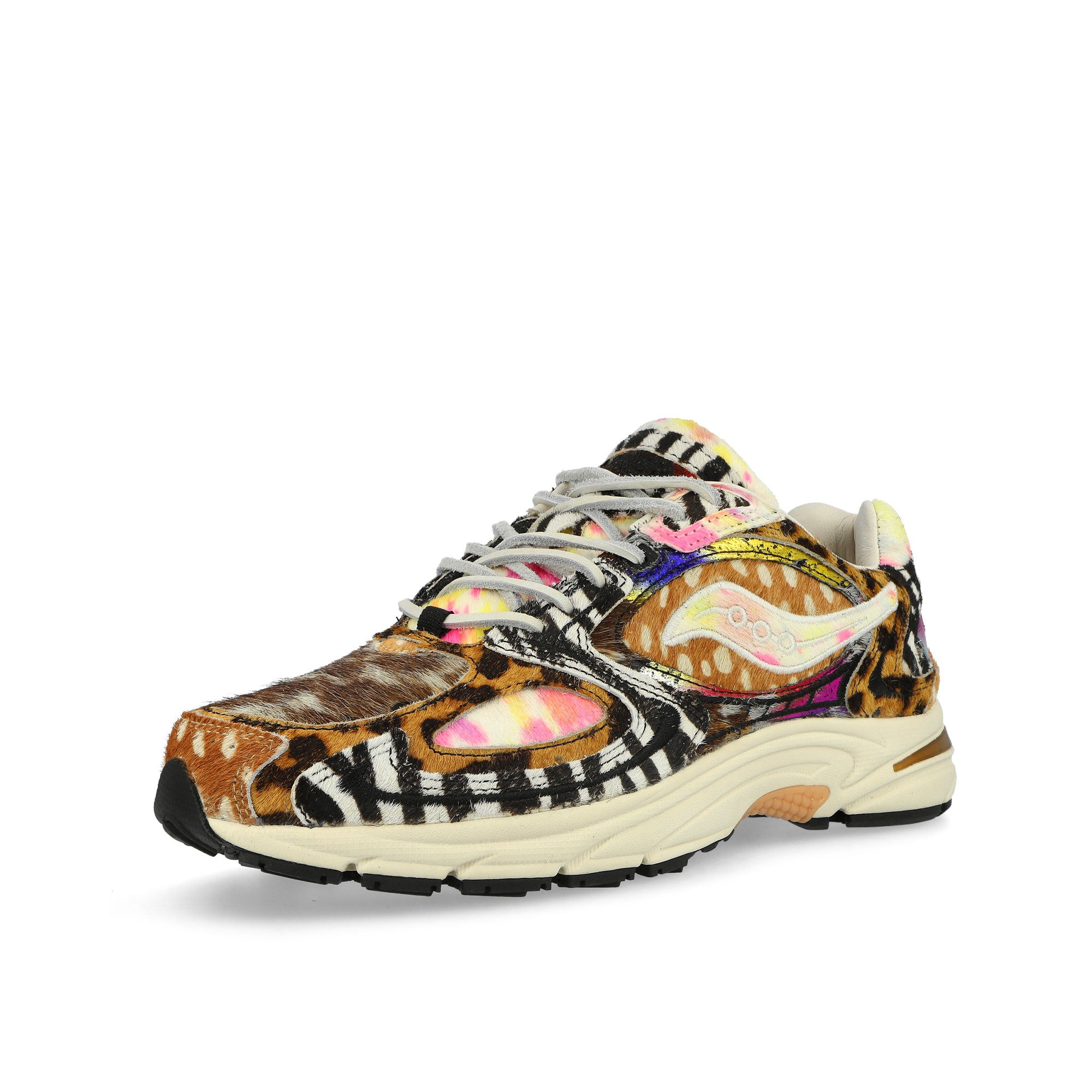 Westside Gunn x Saucony Grid Jazz 9 Multicolor / Ivory Sneaker S71047-5 Close-up | Overkill
