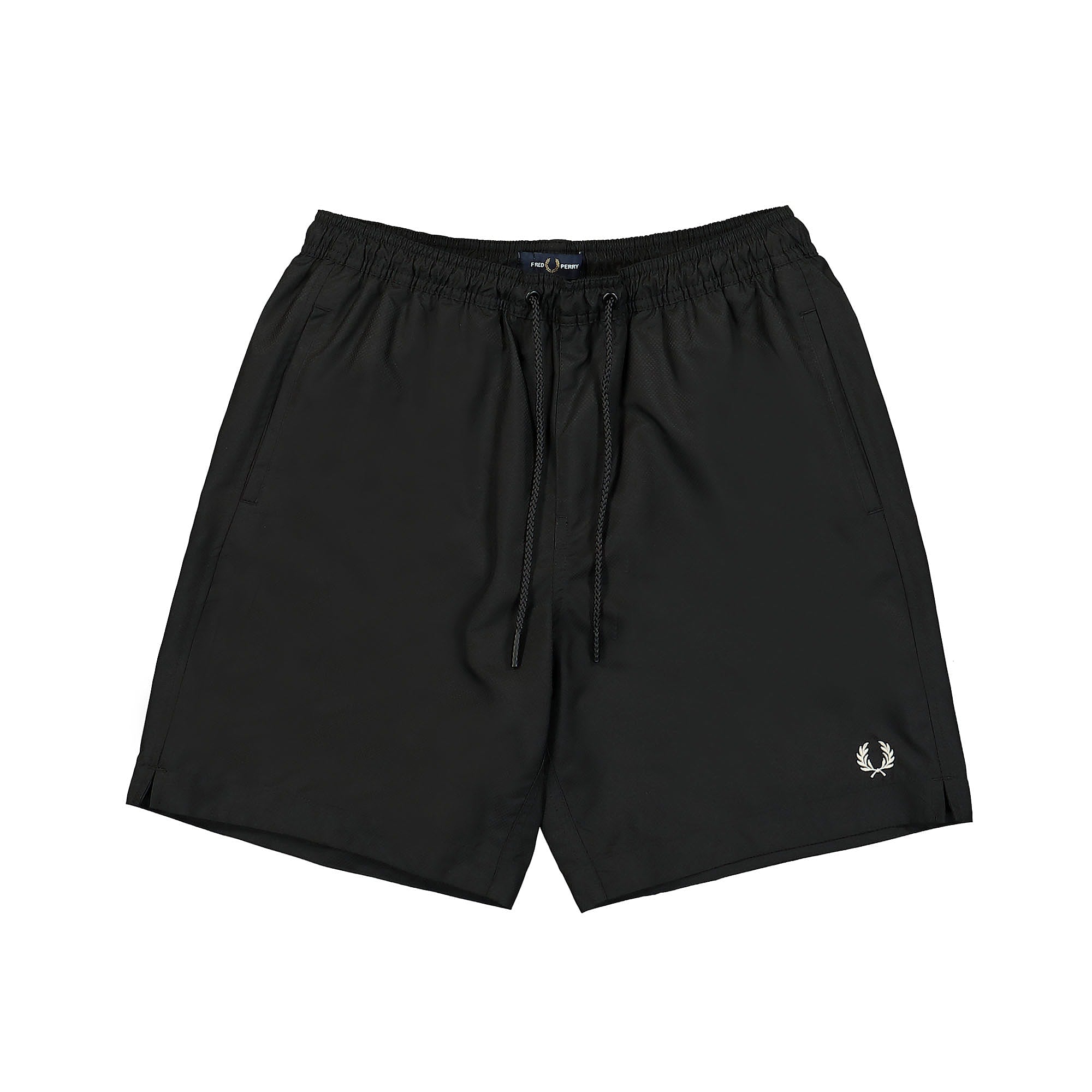Fred Perry Classic Swimshort Black Swimwear S8508-253 | Overkill