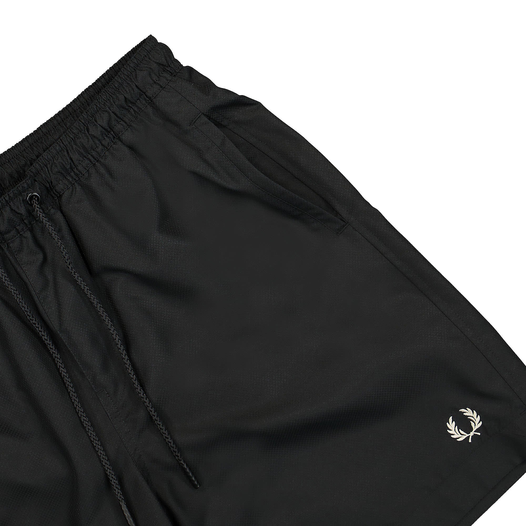 Fred Perry Classic Swimshort Black Swimwear Detailfoto | Overkill