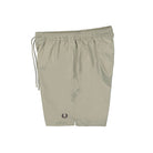 Fred Perry Classic Swimshort Warm Grey Swimwear Close-up | Overkill