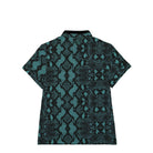 Fred Perry Amy Winehouse Foundation x Fred Perry Snake Print Polo Shirt Deep Mint Polo Shirts Material | Overkill