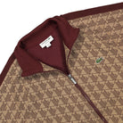 Lacoste Paris Jacquard Monogram Track Jacket Beige Track Jackets Close-up | Overkill