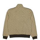 Lacoste Paris Jacquard Monogram Track Jacket Beige / Brown Track Jackets SH1368-00 6lR Close-up | Overkill
