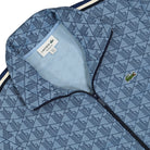 Lacoste Paris Jacquard Monogram Track Jacket Navy Blue Track Jackets Close-up | Overkill
