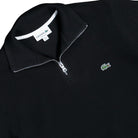 Lacoste High Neck Zipped Sweatshirt Black Sweatshirts SH1927-00 031 Detailfoto | Overkill