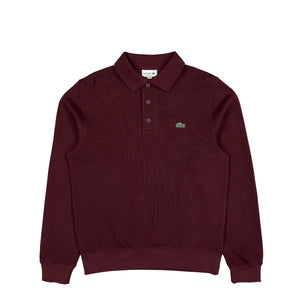Lacoste Polo Sweatshirt Dark Burgundy Longsleeves SH5781-00 3KE | Overkill

