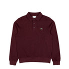 Lacoste Polo Sweatshirt Dark Burgundy Longsleeves SH5781-00 3KE | Overkill
