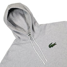 Lacoste Organic Cotton Hoodie Grey Hoodies Close-up | Overkill