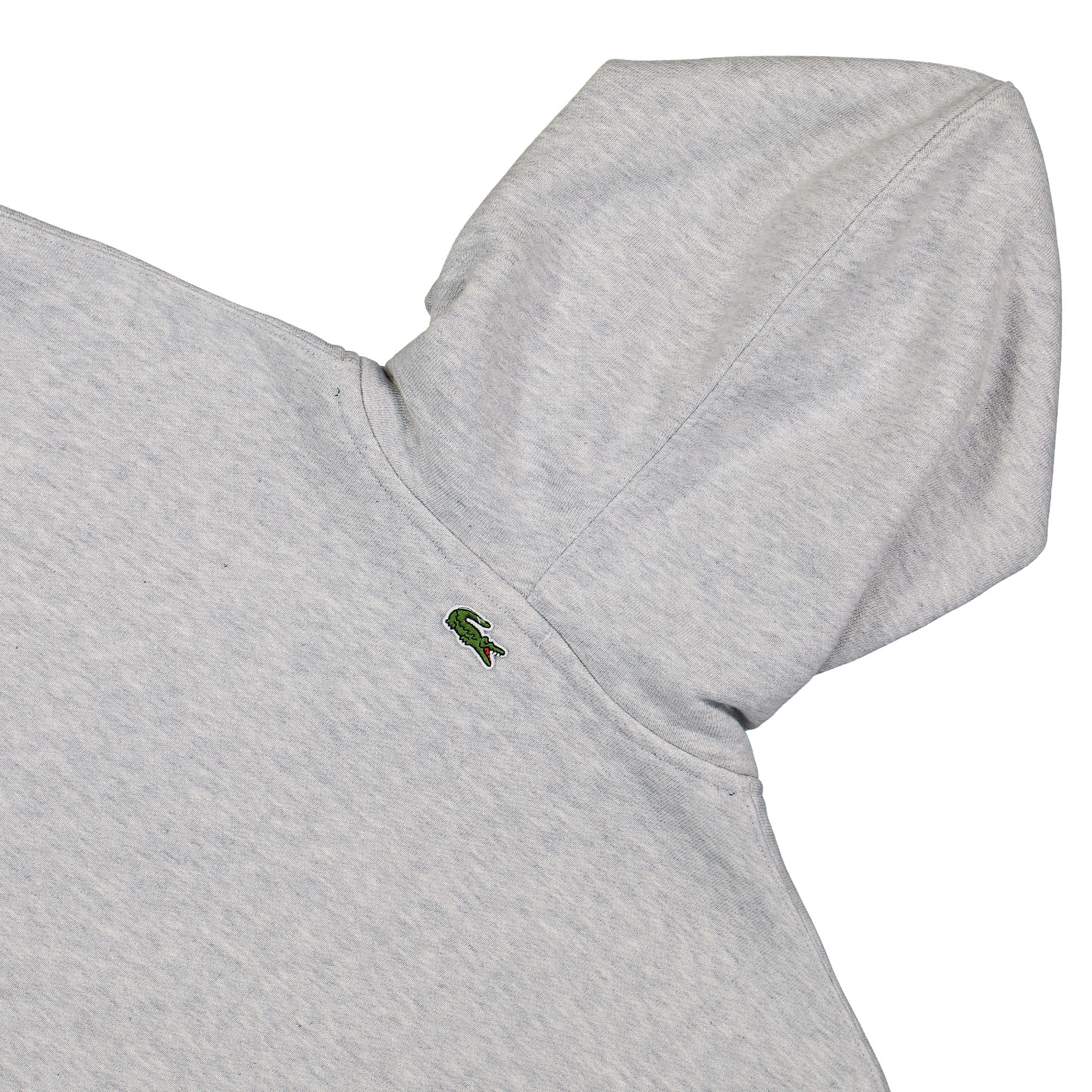 Lacoste Organic Cotton Hoodie Grey Hoodies Detail view 1 | Overkill