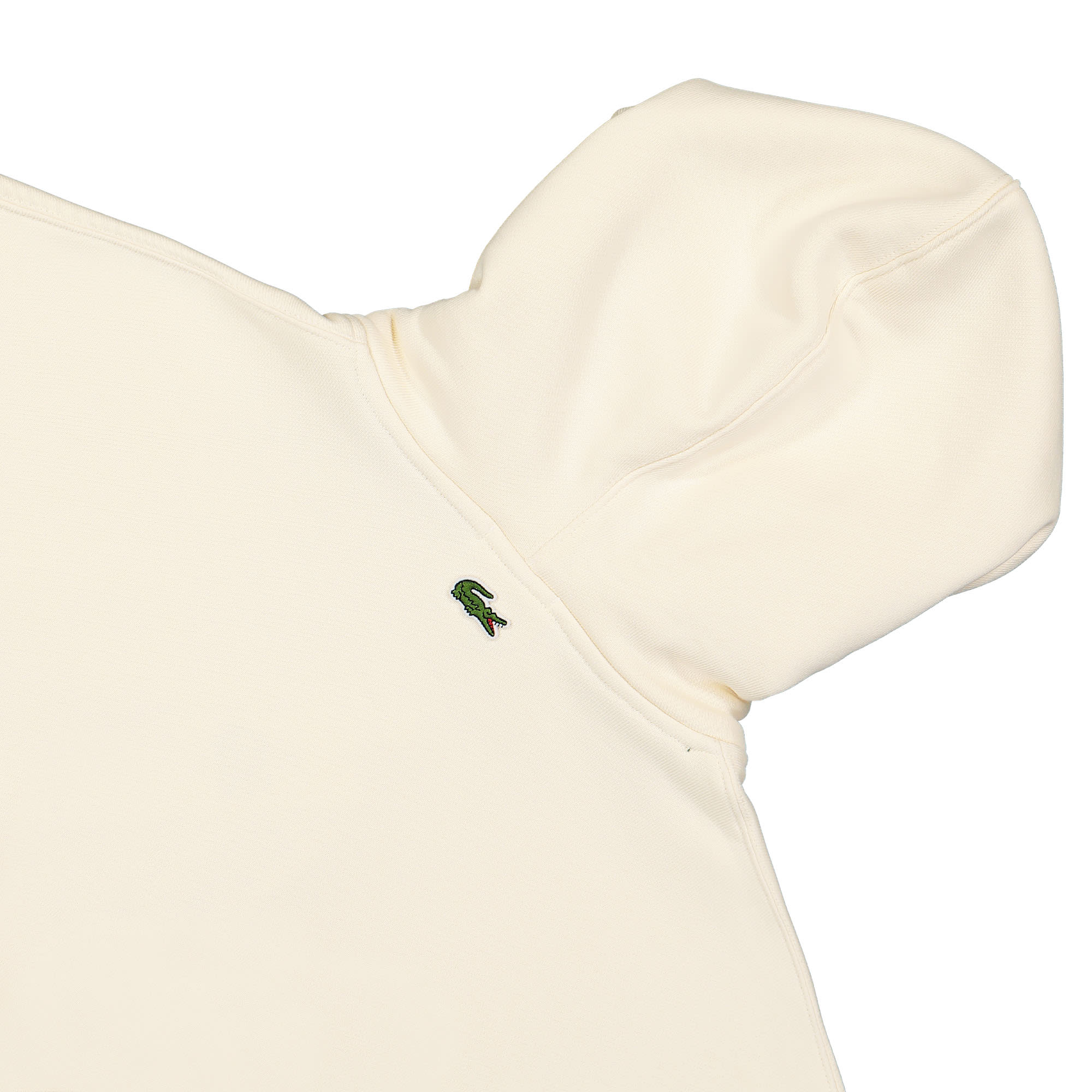Lacoste Organic Cotton Hoodie White Hoodies Detail view 1 | Overkill