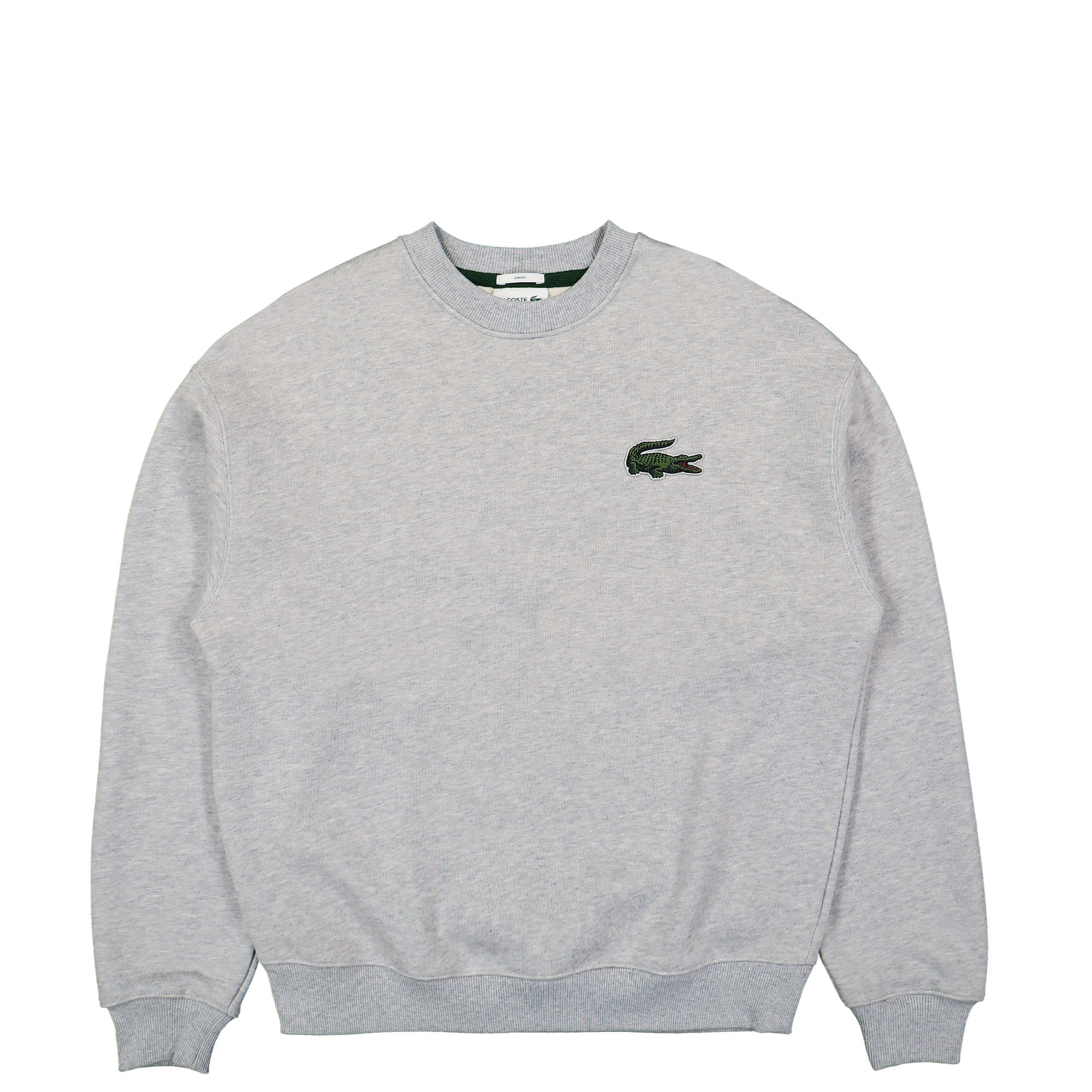 Lacoste Organic Cotton Sweathsirt Grey Sweatshirts SH6405-00 CCA | Overkill