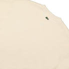 Lacoste Organic Cotton Sweathsirt White Sweatshirts Detailfoto | Overkill